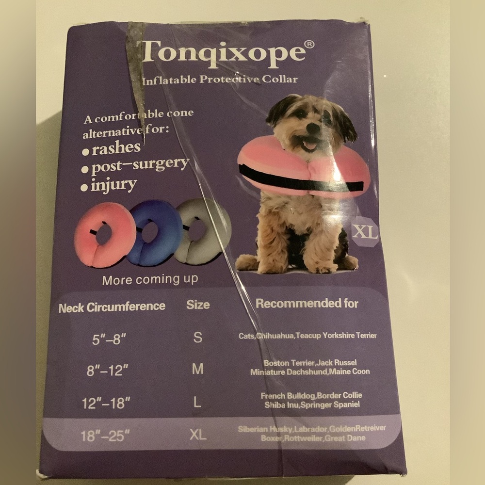 Tonqixope Inflatable Protective Collar - Picture 1 of 4